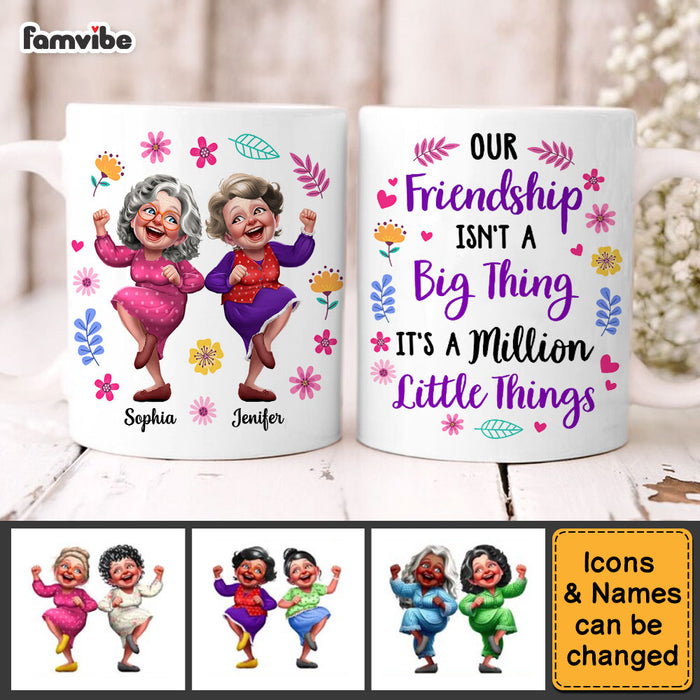 Personalized Gift For Old Friend Our Friendship Is A Million Little Things Mug 34372 1