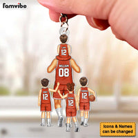 Personalized Dream Team Basketball Acrylic Keychain 34377 thumb 1