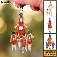 Personalized Dream Team Basketball Acrylic Keychain 34377 thumb 1