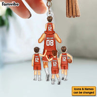 Personalized Dream Team Basketball Acrylic Keychain 34377 thumb 1