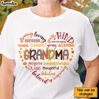 Personalized Gift For Grandma Love Fall Vibes Shirt - Hoodie - Sweatshirt 34380 thumb 1