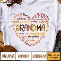 Personalized Gift For Grandma Love Fall Vibes Shirt - Hoodie - Sweatshirt 34380 thumb 1