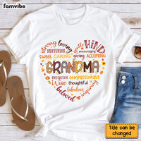 Personalized Gift For Grandma Love Fall Vibes Shirt - Hoodie - Sweatshirt 34380 thumb 1