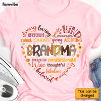 Personalized Gift For Grandma Love Fall Vibes Shirt - Hoodie - Sweatshirt 34380 thumb 1