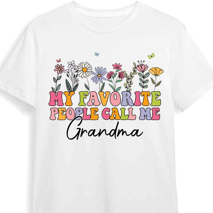Personalized Gift For Grandma My Favorite People Call Me Grandma Shirt - Hoodie - Sweatshirt 34386 1