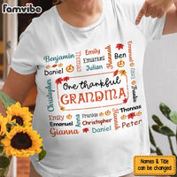 Personalized Gift For Grandma Thankful Fall Shirt - Hoodie - Sweatshirt 34388 thumb 1