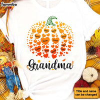 Personalized Gift For Grandma Pumpkin Heart Shirt - Hoodie - Sweatshirt 34389 thumb 1