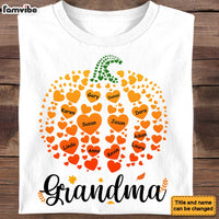 Personalized Gift For Grandma Pumpkin Heart Shirt - Hoodie - Sweatshirt 34389 thumb 1