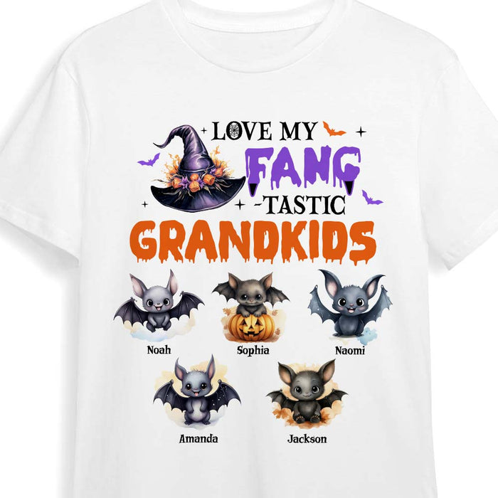Personalized Gift For Grandma Loves Fang-tastic Grandkids Shirt - Hoodie - Sweatshirt 34391 1