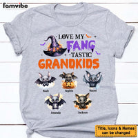 Personalized Gift For Grandma Loves Fang-tastic Grandkids Shirt - Hoodie - Sweatshirt 34391 thumb 1
