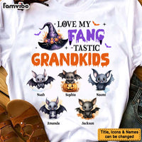 Personalized Gift For Grandma Loves Fang-tastic Grandkids Shirt - Hoodie - Sweatshirt 34391 thumb 1