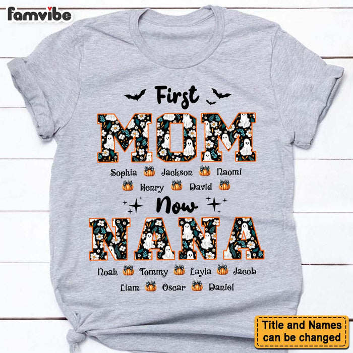 Personalized Halloween Gift First Mom Now Grandma Shirt - Hoodie - Sweatshirt 34392 1