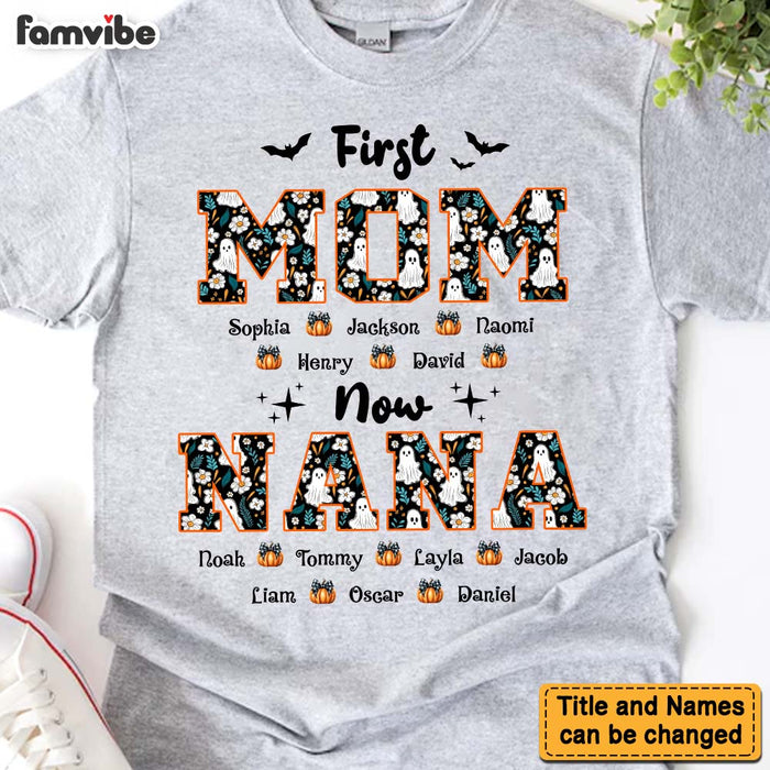 Personalized Halloween Gift First Mom Now Grandma Shirt - Hoodie - Sweatshirt 34392 1