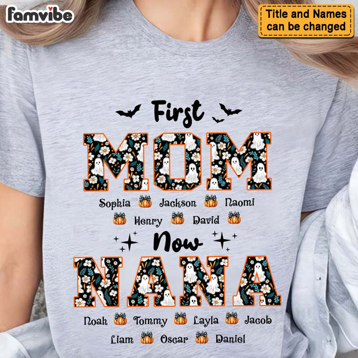 Personalized Halloween Gift First Mom Now Grandma Shirt - Hoodie - Sweatshirt 34392 1