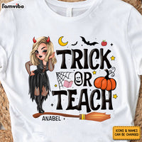 Personalized Gift for Teacher Trick or Teach Shirt - Hoodie - Sweatshirt 34397 thumb 1
