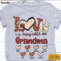 Personalized Gift For Mom Wife Grandparent Love Being Called Grandma Shirt - Hoodie - Sweatshirt 34402 thumb 1