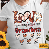 Personalized Gift For Mom Wife Grandparent Love Being Called Grandma Shirt - Hoodie - Sweatshirt 34402 thumb 1