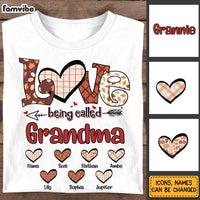 Personalized Gift For Mom Wife Grandparent Love Being Called Grandma Shirt - Hoodie - Sweatshirt 34402 thumb 1