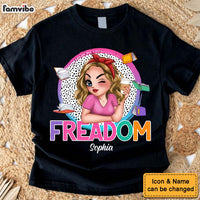 Personalized Gift Summer Teacher Freedom To Read Shirt - Hoodie - Sweatshirt 34406 thumb 1