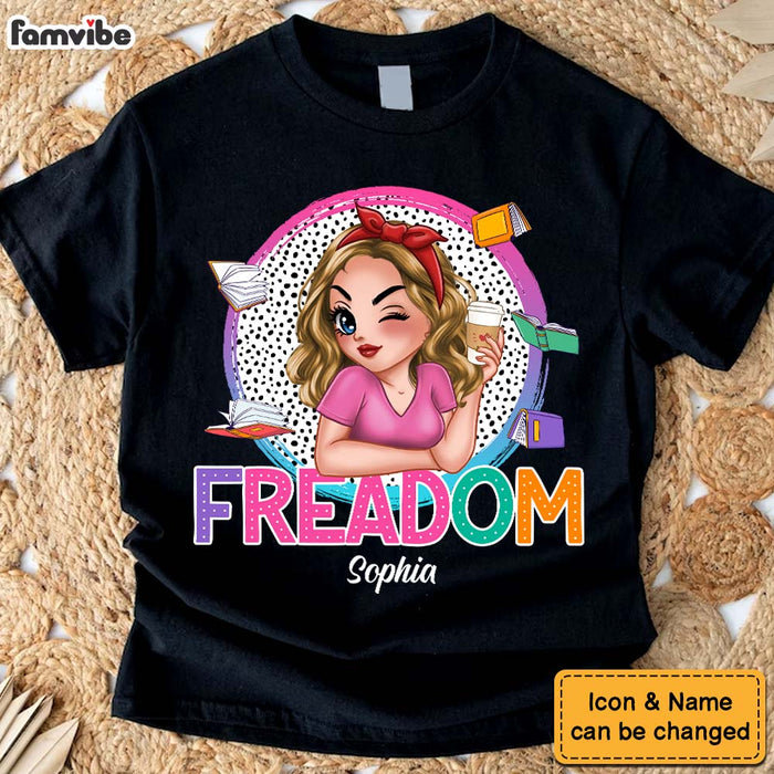 Personalized Gift Summer Teacher Freedom To Read Shirt - Hoodie - Sweatshirt 34406 1