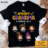 Personalized Halloween Gift For Grandma This Spooky Grandma Belongs To Shirt - Hoodie - Sweatshirt 34418 thumb 1