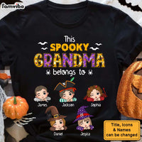 Personalized Halloween Gift For Grandma This Spooky Grandma Belongs To Shirt - Hoodie - Sweatshirt 34418 thumb 1