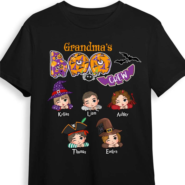 Personalized Halloween Gift For Grandma Boo Crew Shirt - Hoodie - Sweatshirt 34421 1
