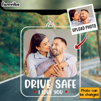 Personalized Drive Safe, I Love You Photo Acrylic Car Ornament 34426 thumb 1