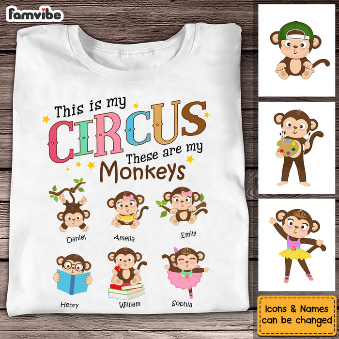Personalized Gift For Grandma Funny Monkey Shirt - Hoodie - Sweatshirt 34435 1