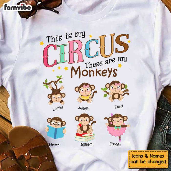 Personalized Gift For Grandma Funny Monkey Shirt - Hoodie - Sweatshirt 34435 1