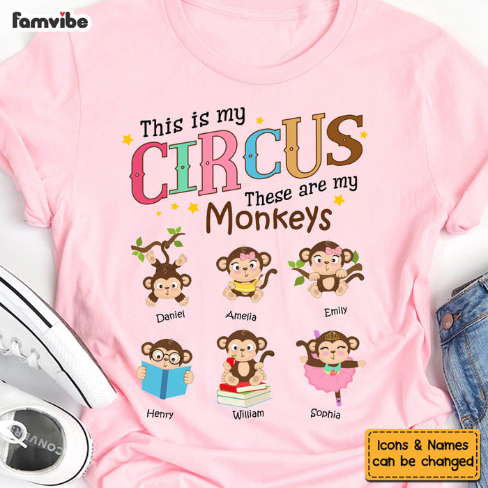 Personalized Gift For Grandma Funny Monkey Shirt - Hoodie - Sweatshirt 34435 1