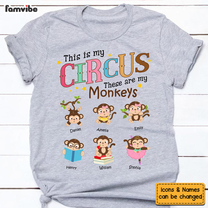 Personalized Gift For Grandma Funny Monkey Shirt - Hoodie - Sweatshirt 34435 1