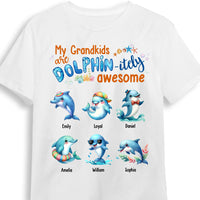 Personalized Gift For Grandma Dolphin-itely Awesome Shirt - Hoodie - Sweatshirt 34436 thumb 1