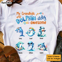 Personalized Gift For Grandma Dolphin-itely Awesome Shirt - Hoodie - Sweatshirt 34436 thumb 1