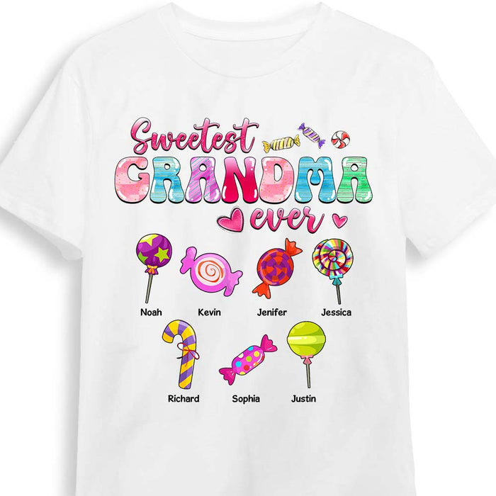 Personalized Gift Sweetest Grandma Ever Shirt - Hoodie - Sweatshirt 34437 1
