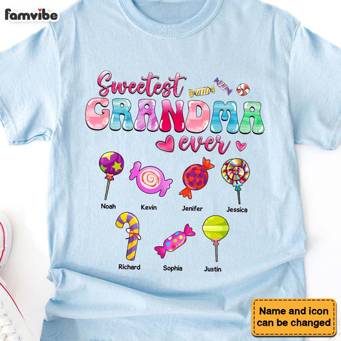 Personalized Gift Sweetest Grandma Ever Shirt - Hoodie - Sweatshirt 34437 1