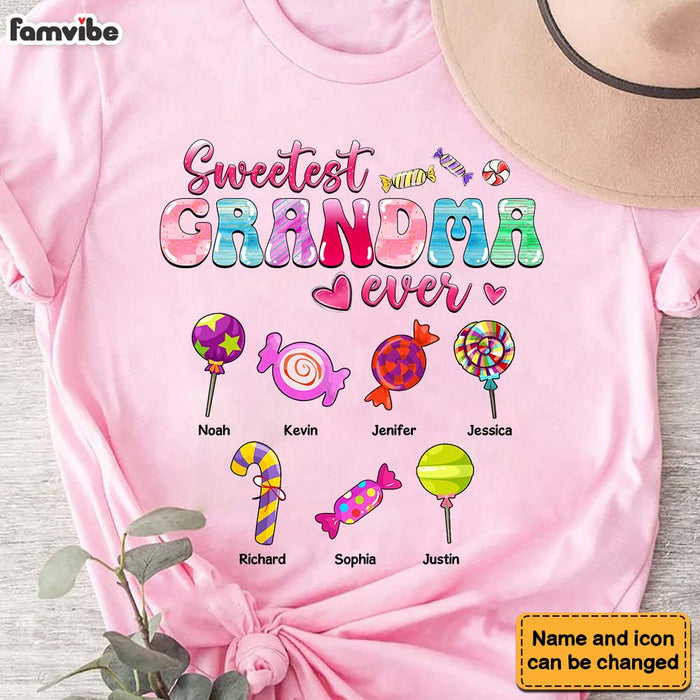 Personalized Gift Sweetest Grandma Ever Shirt - Hoodie - Sweatshirt 34437 1
