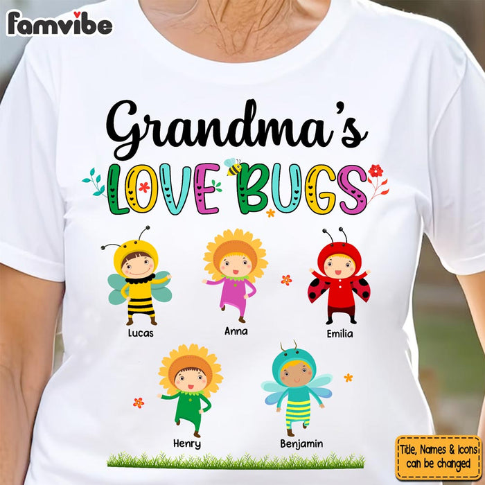 Personalized Gift For Grandma's Love Bugs Shirt - Hoodie - Sweatshirt 34441 1