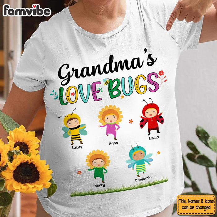 Personalized Gift For Grandma's Love Bugs Shirt - Hoodie - Sweatshirt 34441 1