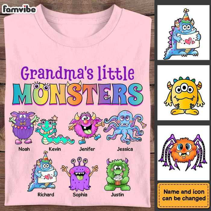 Personalized Gift For Grandma's Little Monsters Shirt - Hoodie - Sweatshirt 34447 1