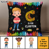 Personalized Gift For Grandson Alphabet Kid's Name Pillow 34449 thumb 1
