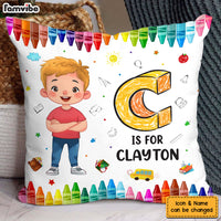 Personalized Gift For Grandson Alphabet Kid's Name Pillow 34449 thumb 1