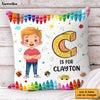 Personalized Gift For Grandson Alphabet Kid's Name Pillow 34449 1