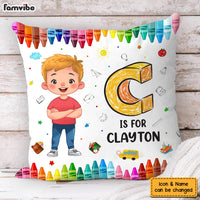Personalized Gift For Grandson Alphabet Kid's Name Pillow 34449 thumb 1