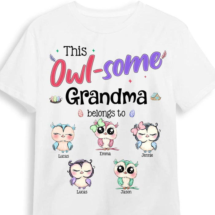 Personalized Gift For Grandma Funny Owl-Some Shirt - Hoodie - Sweatshirt 34456 1
