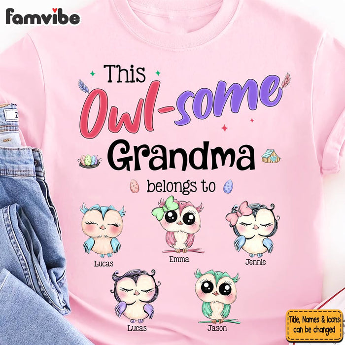 Personalized Gift For Grandma Funny Owl-Some Shirt - Hoodie - Sweatshirt 34456 1