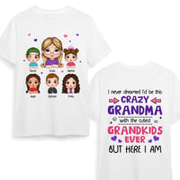 Personalized Gift For Nana Crazy Grandma With Grandkids Double-sided Printing Shirt 34458 thumb 1