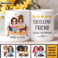Personalized Gift For Excellent Friend Would Recommend Mug 34469 thumb 1