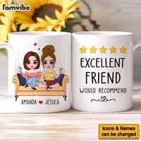 Personalized Gift For Excellent Friend Would Recommend Mug 34469 thumb 1