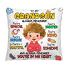 Personalized Gift For Grandson You Are In My Heart Pillow 34472 1